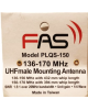 هوائي FAS PLQS-150 ربع الموجة VHF